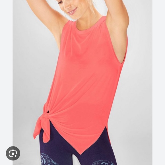 Fabletics Alia tie side tank on-the-go powerhold high waisted leggings size xs s - Picture 2 of 5